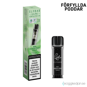 Elfa Mesh Pod | Kiwi Passion Fruit Guava | Förfylld Pod | 2pack