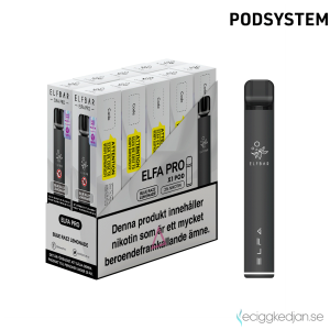 Elfa Mesh Pod Kit | Black | Batteri inkl Förfylld Pod | 2*10pack