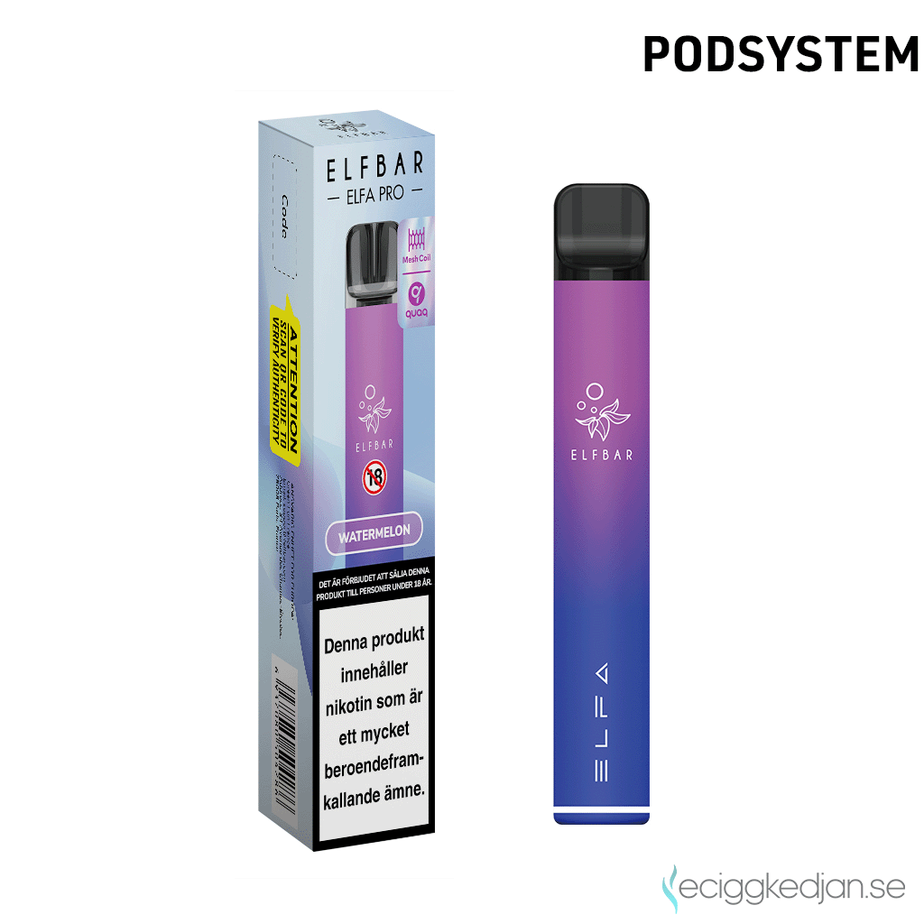Elfa Mesh Pod Kit | Aurora Purple | Batteri inkl Förfylld Pod