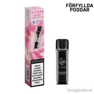 Elfa Mesh Pod | Strawberry Snoow | Förfylld Pod | 2pack