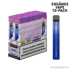 Elfbar V2 Mesh | Blueberry | Engångs Vape | 20mg | 10pack