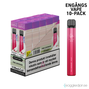 Elfbar V2 Mesh | Pink Lemonade | Engångs Vape | 20mg | 10pack