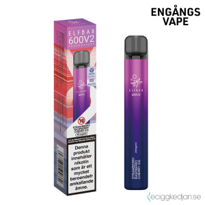 Elfbar V2 Mesh | Strawberry Raspberry Cherry Ice | Engångs Vape | 20mg