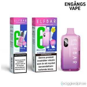 Elfbar 6K Mesh | Blueberry Sour Raspberry | Engångs Vape | 14mg