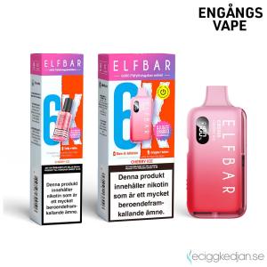 Elfbar 6K Mesh | Cherry Ice | Engångs Vape | 14mg