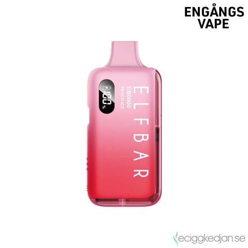 Elfbar 6K Mesh | Peach Ice | Engångs Vape | 14mg