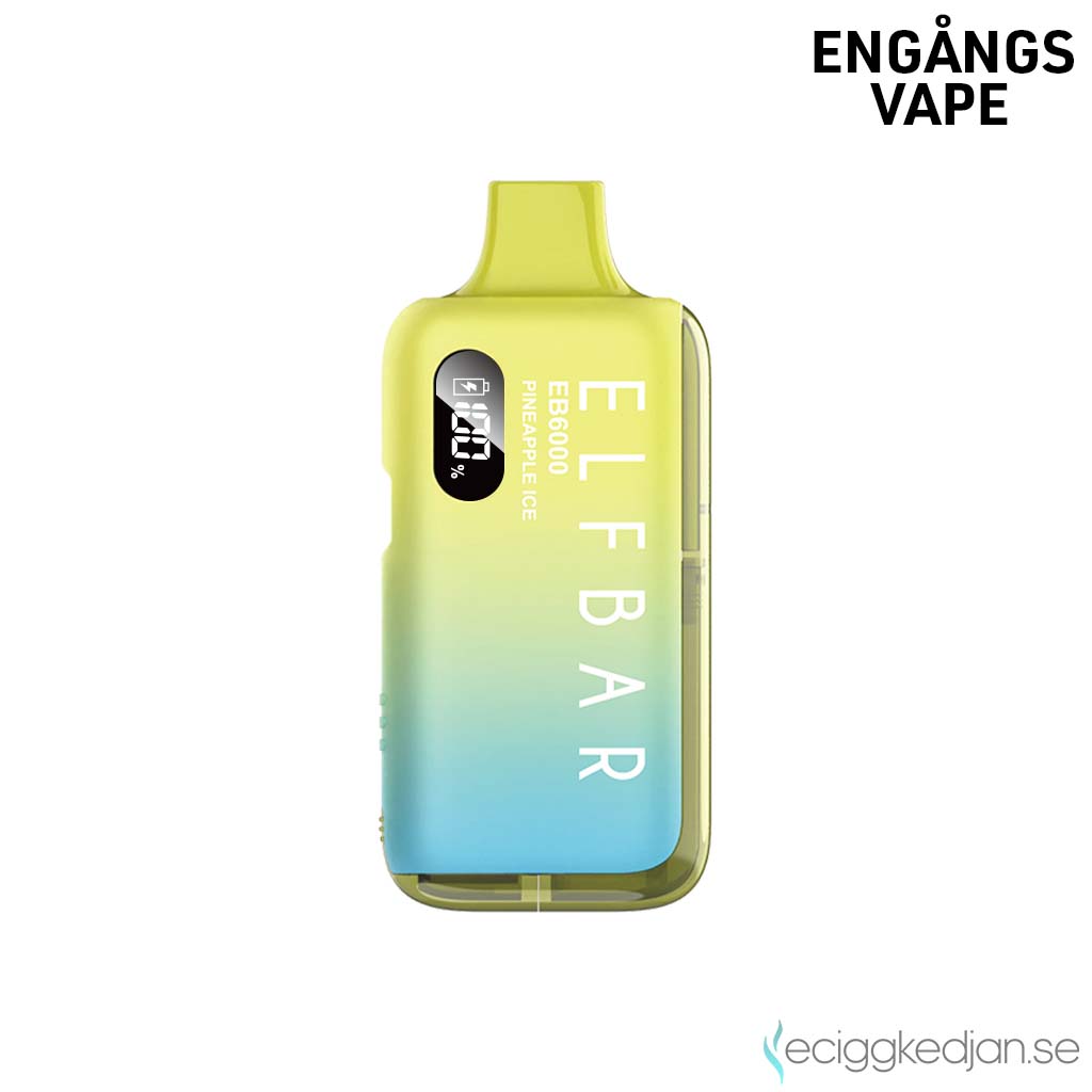 Elfbar 6K Mesh | Pineapple Ice | Engångs Vape | 14mg