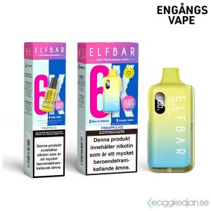 Elfbar 6K Mesh | Pineapple Ice | Engångs Vape | 14mg