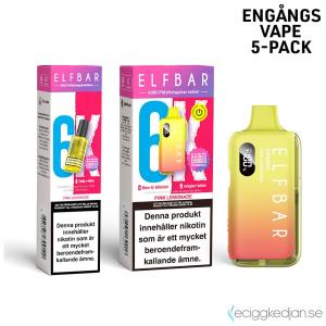 Elfbar 6K Mesh | Pink Lemonade | Engångs Vape | 14mg | 5pack