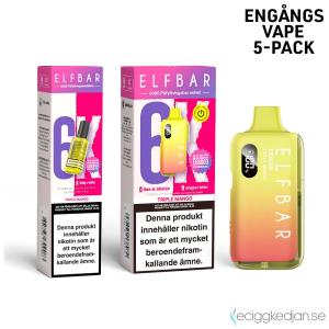 Elfbar 6K Mesh | Triple Mango | Engångs Vape | 14mg | 5pack