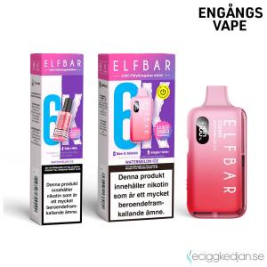 Elfbar 6K Mesh | Watermelon Ice | Engångs Vape | 14mg