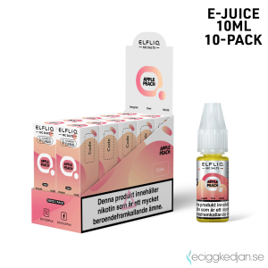 Elfliq | Apple Peach | 10ml E-Juice | 14mg Saltnikotin | 10pack