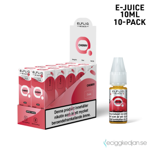 Elfliq | Cherry | 10ml E-Juice | 14mg Saltnikotin | 10pack