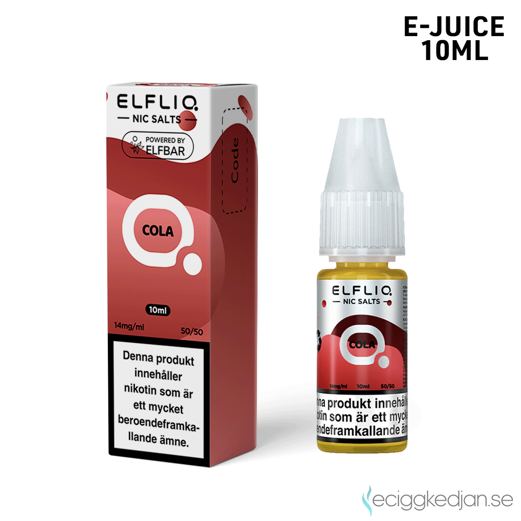 Elfliq | Cola | 10ml E-Juice | 14mg Saltnikotin
