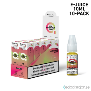 Elfliq | Kiwi Passion Fruit Guava | 10ml E-Juice | 14mg Saltnikotin | 10pack