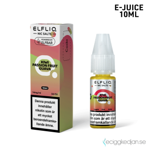 Elfliq | Kiwi Passion Fruit Guava | 10ml E-Juice | 14mg Saltnikotin