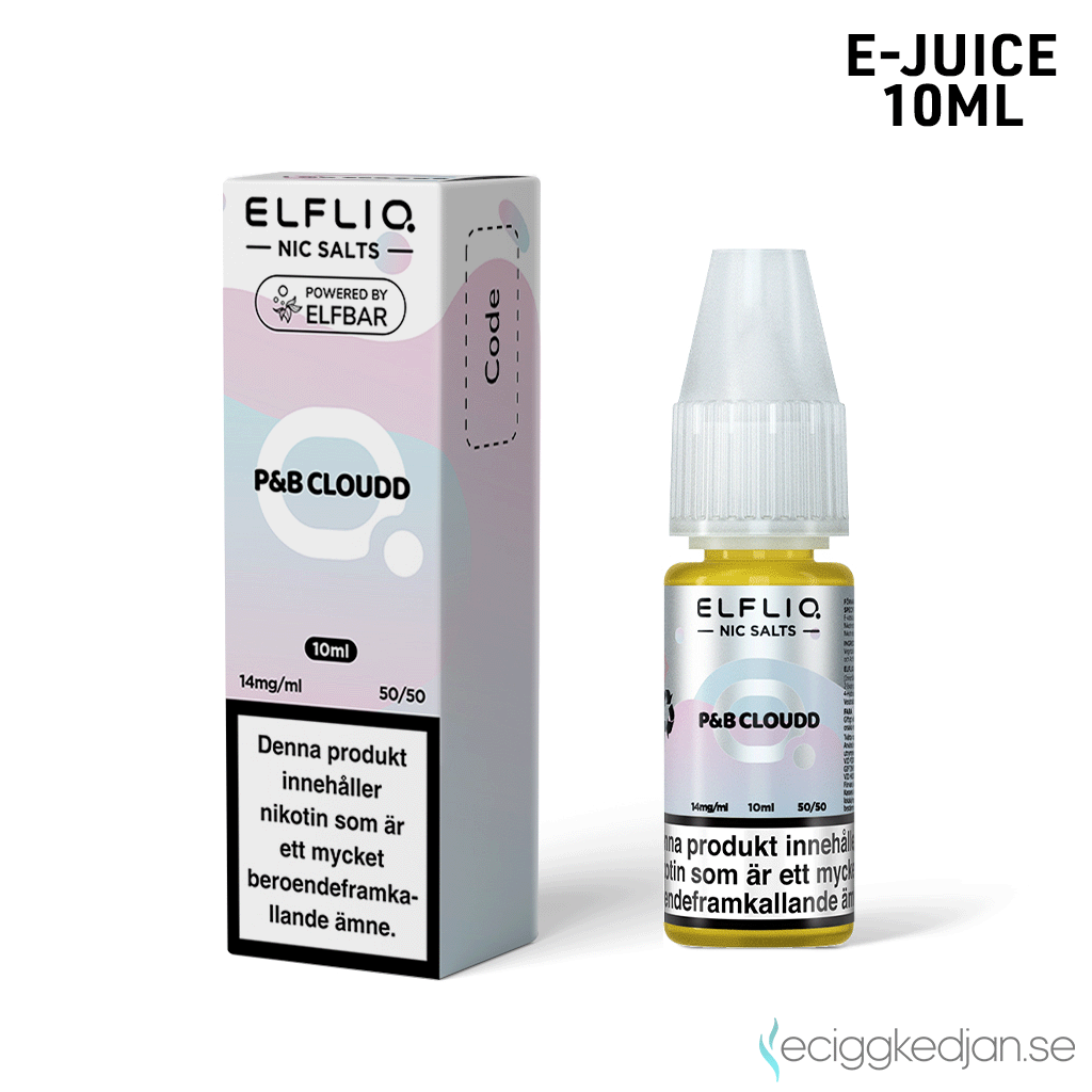 Elfliq | P&B Cloudd | 10ml E-Juice | 14mg Saltnikotin