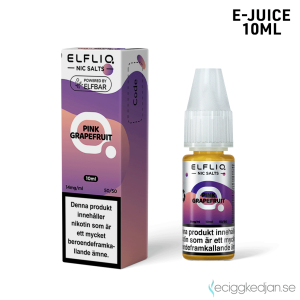 Elfliq | Pink Grapefruit | 10ml E-Juice | 14mg Saltnikotin