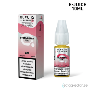 Elfliq | Strawberry Ice | 10ml E-Juice | 14mg Saltnikotin