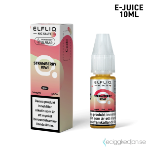 Elfliq | Strawberry Kiwi | 10ml E-Juice | 14mg Saltnikotin
