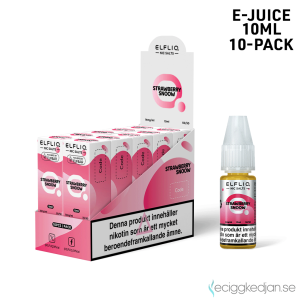 Elfliq | Strawberry Snoow | 10ml E-Juice | 14mg Saltnikotin | 10pack