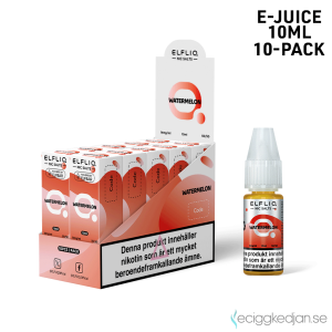 Elfliq | Watermelon | 10ml E-Juice | 14mg Saltnikotin | 10pack