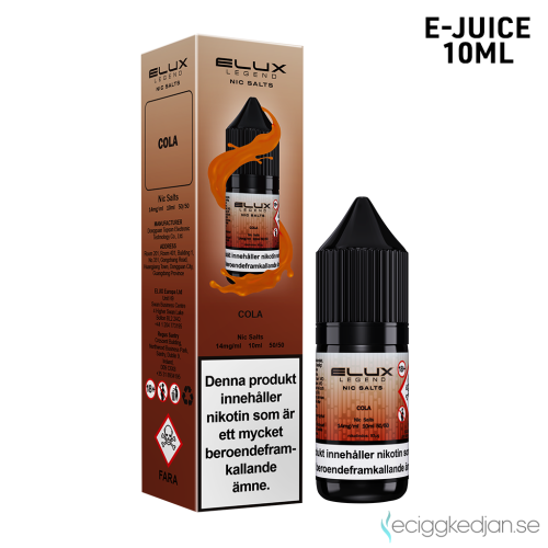 Elux Legends | Cola | 10ml E-Juice | 14mg Saltnikotin