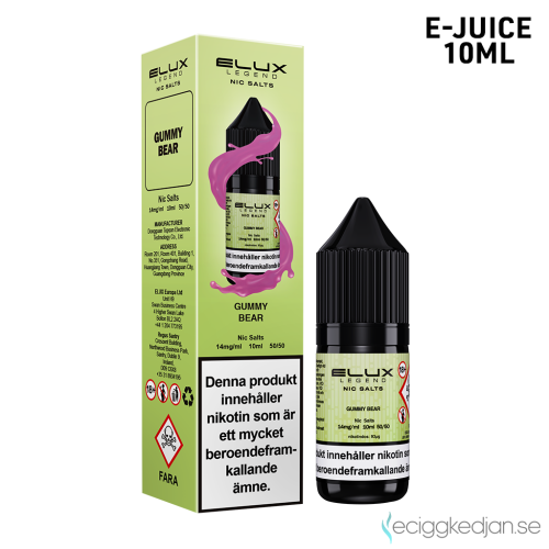 Elux Legends | Gummy Bear | 10ml E-Juice | 14mg Saltnikotin
