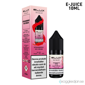 Elux Legends | Strawberry Ice Cream | 10ml E-Juice | 14mg Saltnikotin