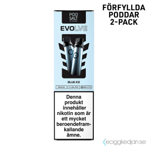 Evolve Mesh Pod | Blue Ice | Förfylld Pod | 2pack