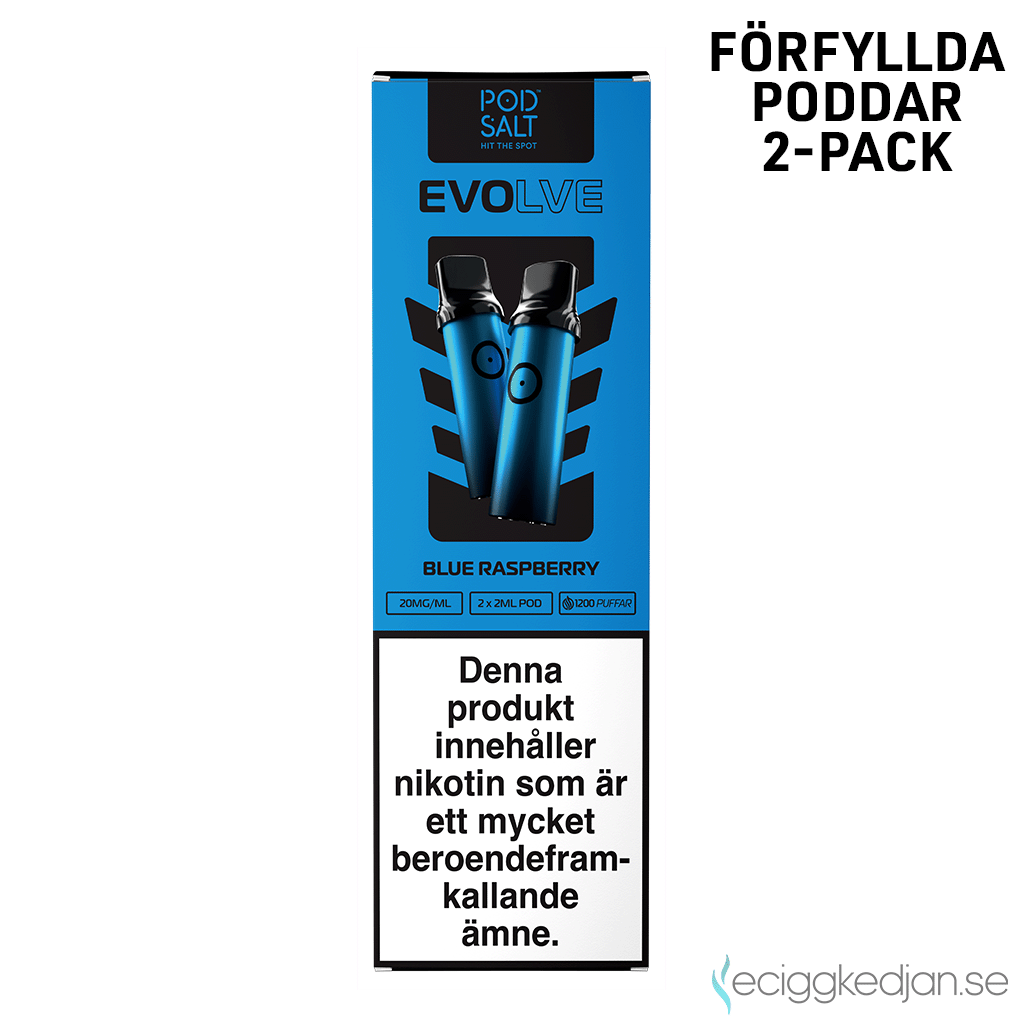 Evolve Mesh Pod | Blue Raspberry | Förfylld Pod | 2pack