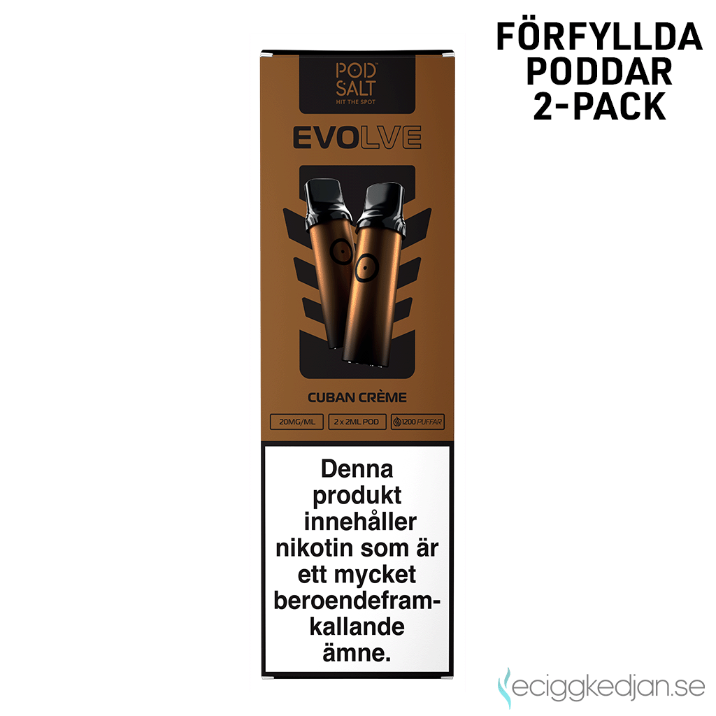 Evolve Mesh Pod | Cuban Creme | Förfylld Pod | 2pack