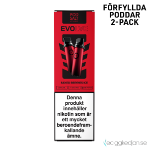 Evolve Mesh Pod | Mixed Berries Ice | Förfylld Pod | 2pack