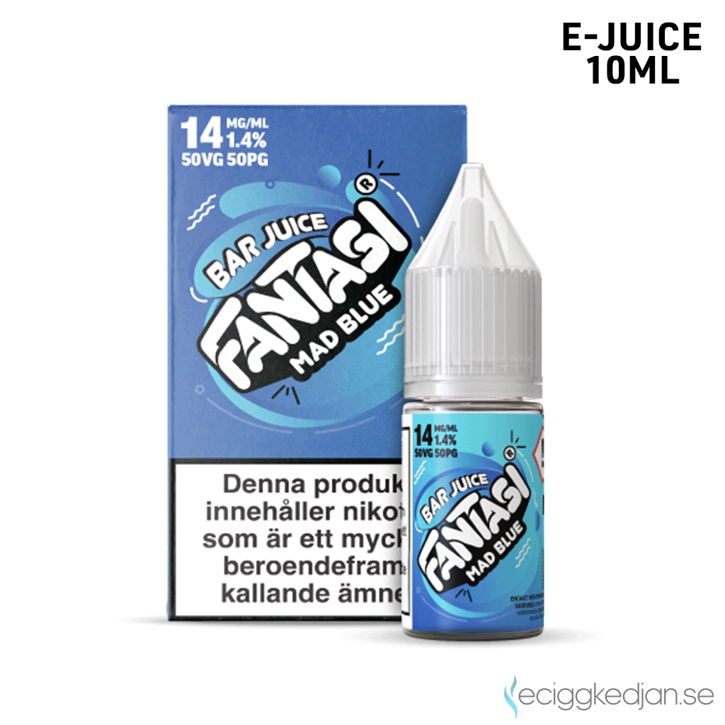 Fantasi Bar Salt | Mad Blue | 10ml E-Juice | 14mg Saltnikotin