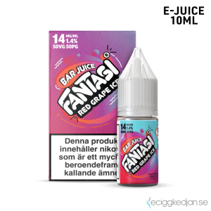 Fantasi Bar Salt | Red Grape Ice | 10ml E-Juice | 14mg Saltnikotin