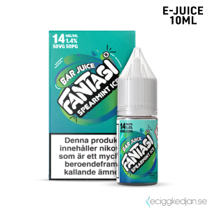 Fantasi Bar Salt | Spearmint Ice | 10ml E-Juice | 14mg Saltnikotin
