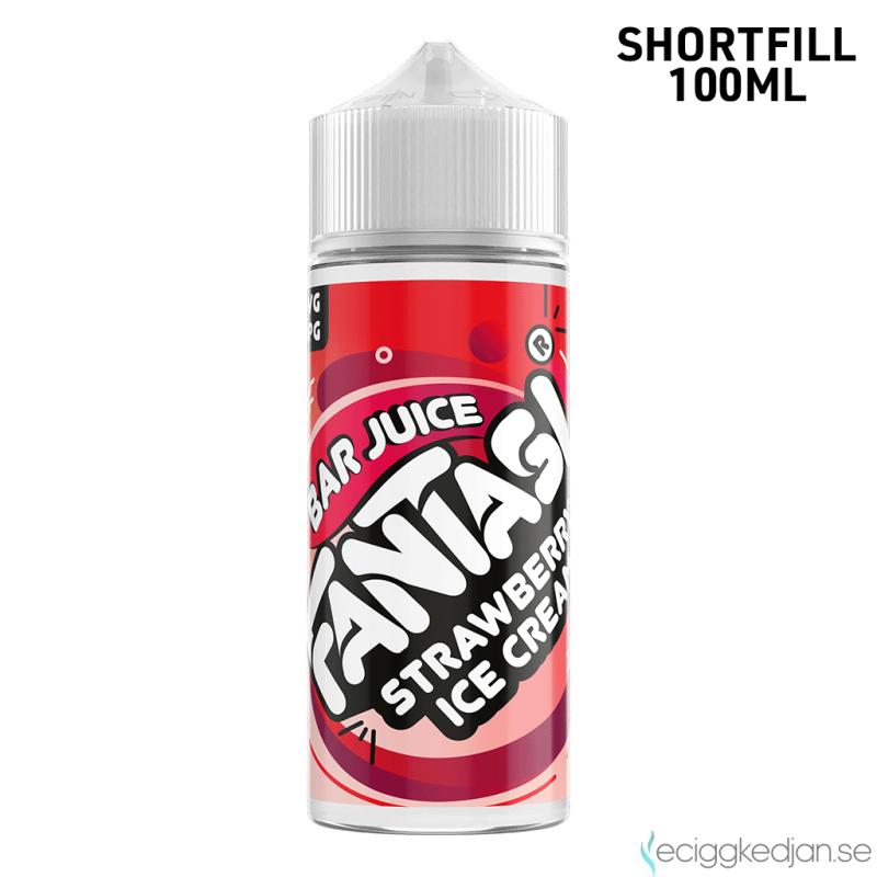 Fantasi | Strawberry Ice Cream 100ml Shortfill