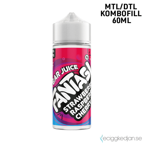 Fantasi | Strawberry Raspberry Cherry Ice | 60ml Kombofill