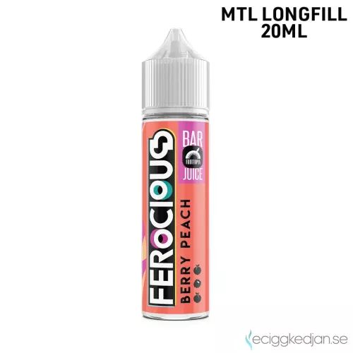 Ferocious | Berry Peach | MTL | 20ml Longfill