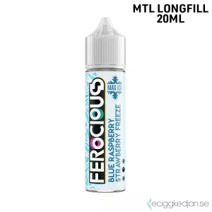 Ferocious | Blue Raspberry Strawberry Freeze | MTL | 20ml Longfill