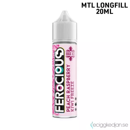 Ferocious | Peach Raspberry Kiwi Freeze | MTL | 20ml Longfill