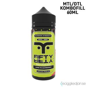 Fifty Fifty | Lime Raspberry | 60ml Kombofill