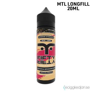 Fifty Fifty | Victoria Sponge Cake | MTL | 20ml Longfill