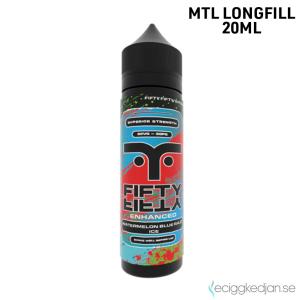 Fifty Fifty | Watermelon Blue Razz Ice | MTL | 20ml Longfill