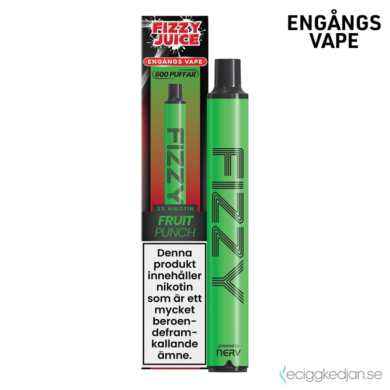 Fizzy - Fruit Punch Engångs Vape | Engångs e-cigg