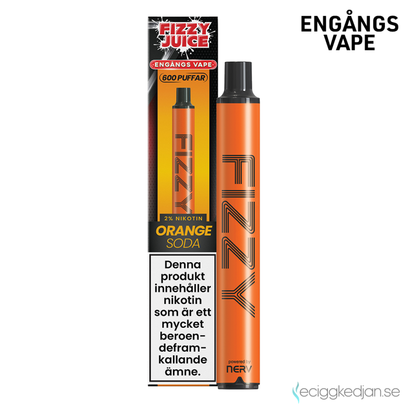 Fizzy - Orange Soda Engångs Vape | Engångs e-cigg