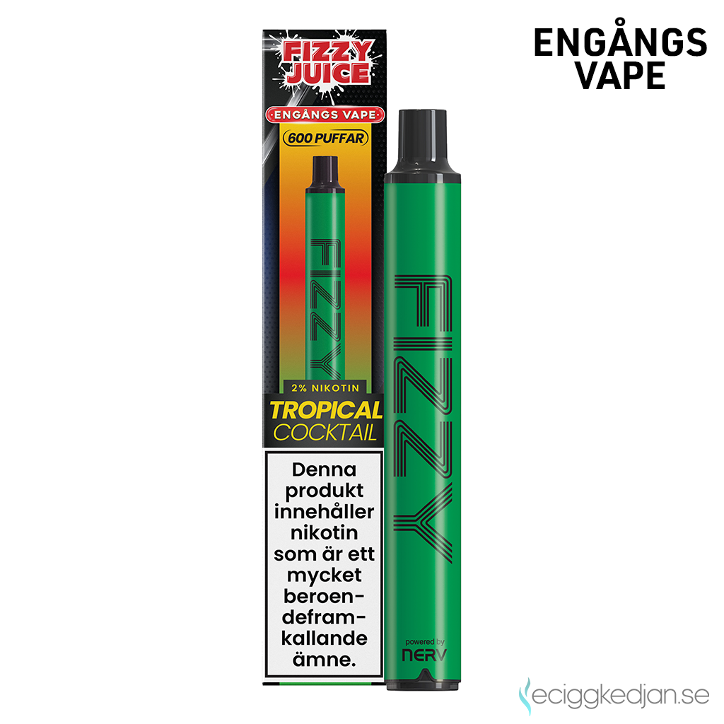 Fizzy | Tropical Cocktail | Engångs Vape | 20mg | OBS!! Utgånget Datum