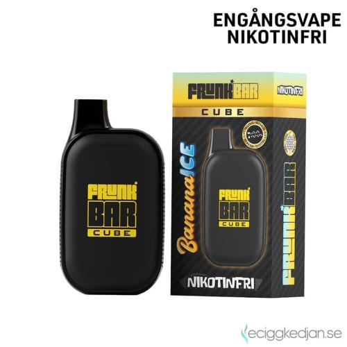 Frunk Bar Cube ZERO Mesh | Banana Ice | Engångs Vape | 0mg | 12ml