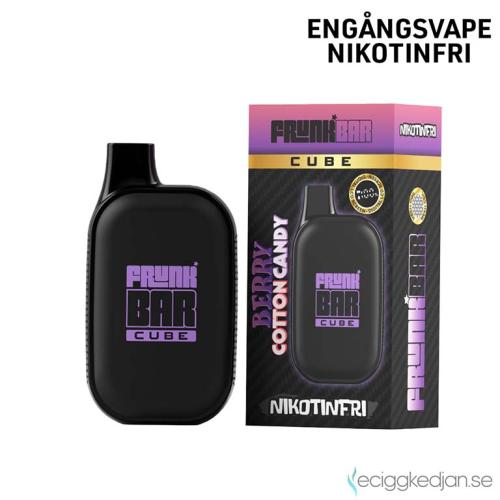 Frunk Bar Cube ZERO Mesh | Berry Cotton Candy | Engångs Vape | 0mg | 12ml