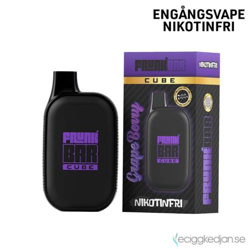 Frunk Bar Cube ZERO Mesh | Grape Berry | Engångs Vape | 0mg | 12ml
